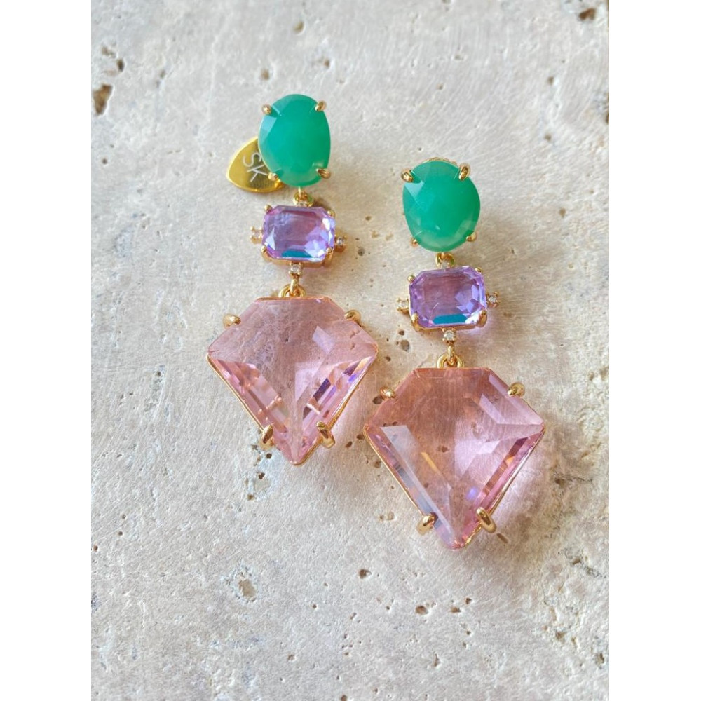 ARETES CON CRISTALES