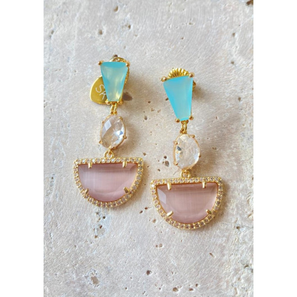 ARETES CON CRISTALES