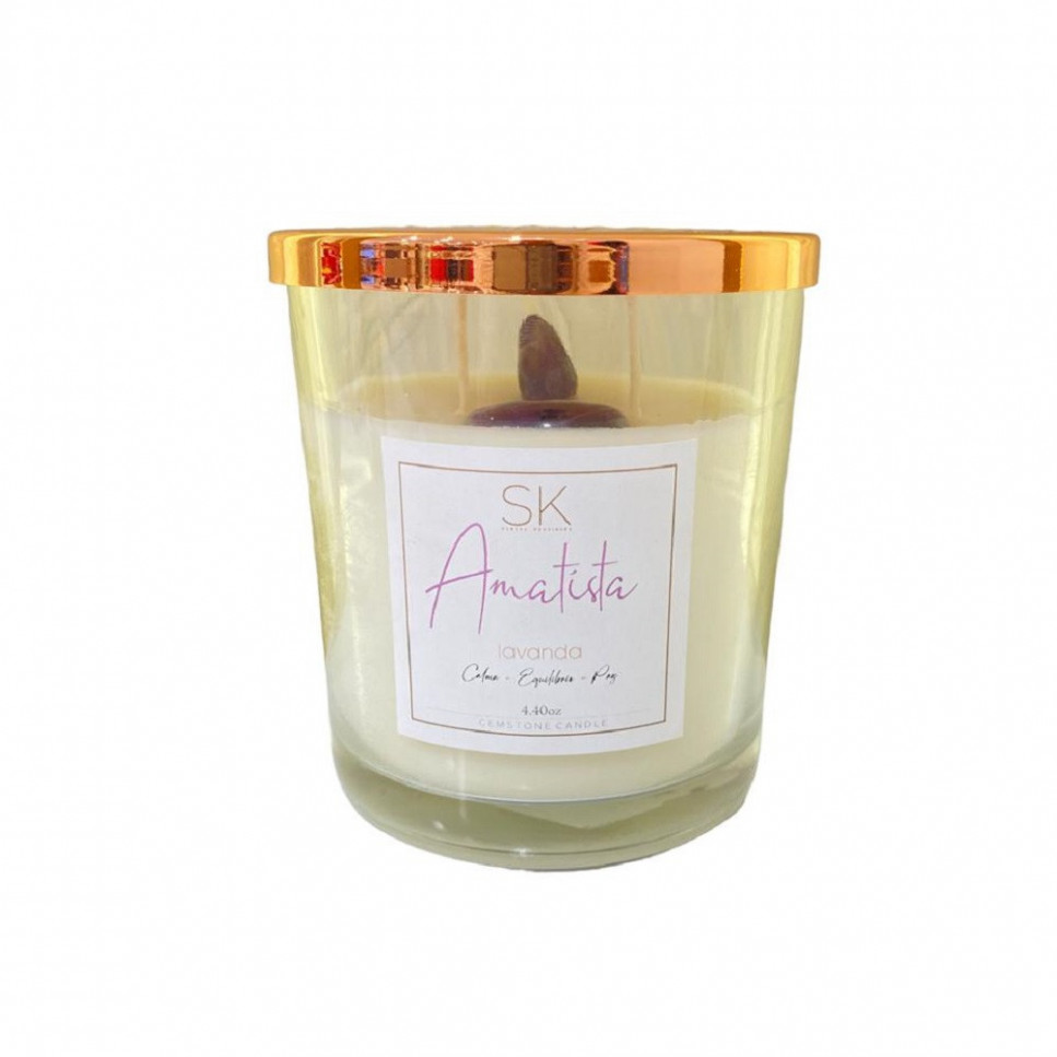VELA AROMÁTICA AMATISTA - LAVANDA