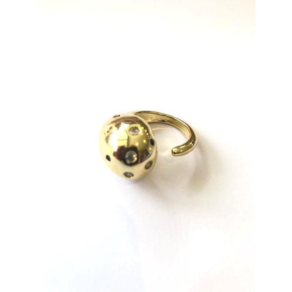 ANILLO CON CIRCON FUCSIA