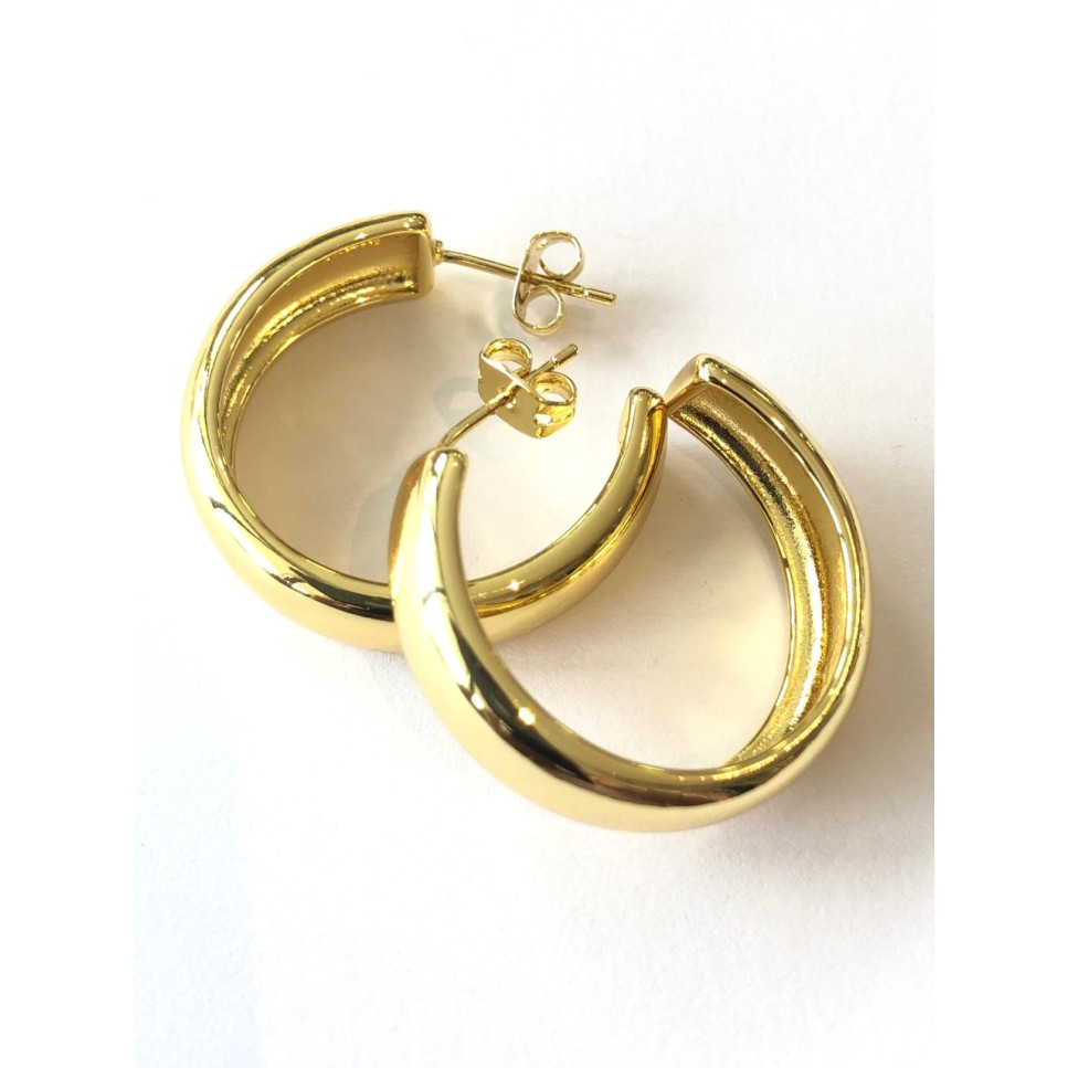 ARETES DORADOS TIPO ARGOLLA