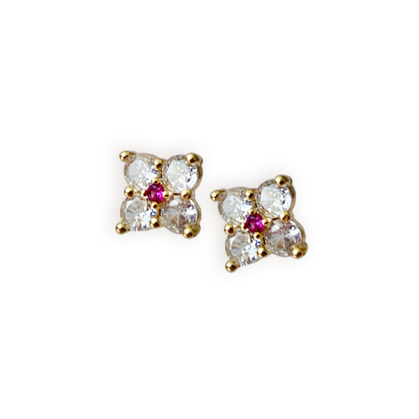 ANILLO DORADO CON CIRCONES