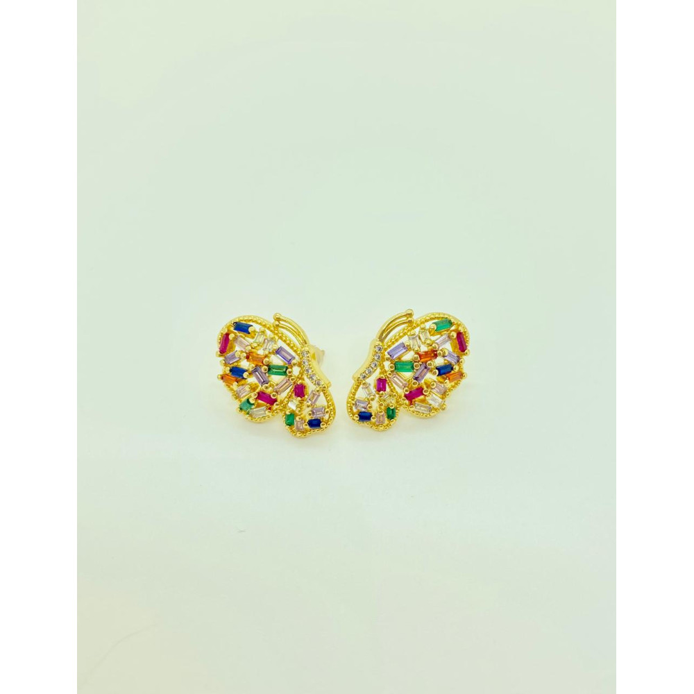 ARETE DORADO CON CIRCONES