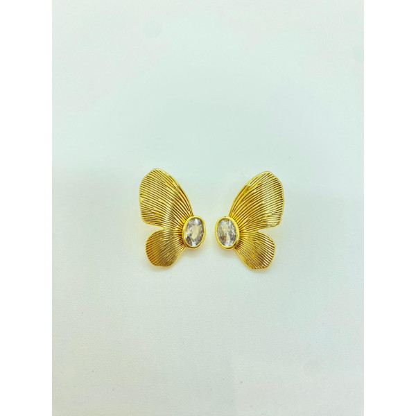 ARETE DORADO CON CIRCONES